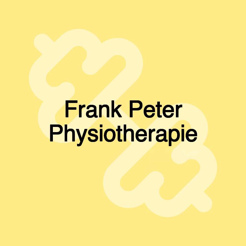 Frank Peter Physiotherapie