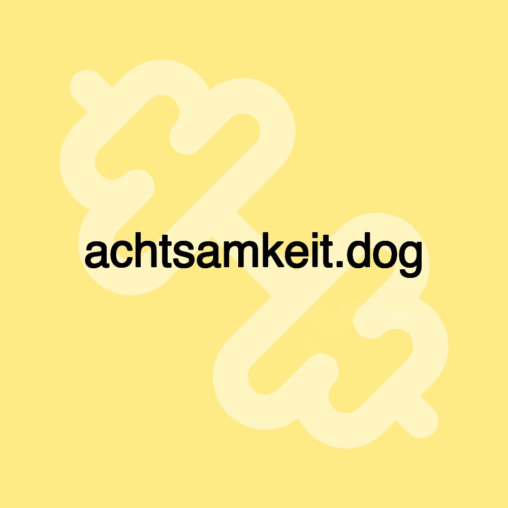 achtsamkeit.dog