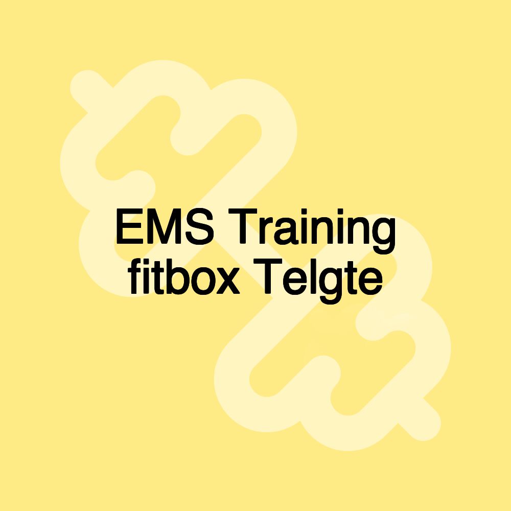 EMS Training fitbox Telgte