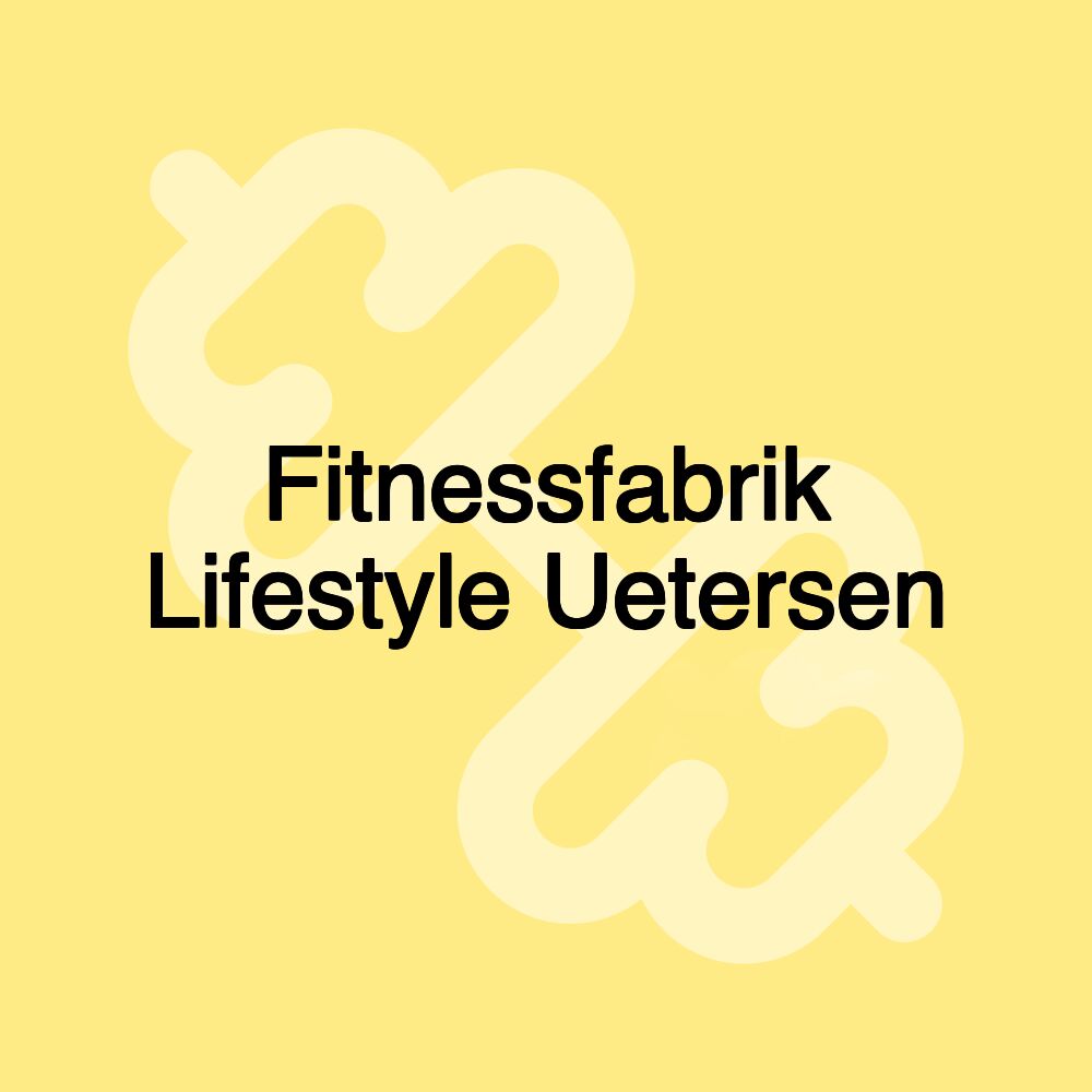 Fitnessfabrik Lifestyle Uetersen