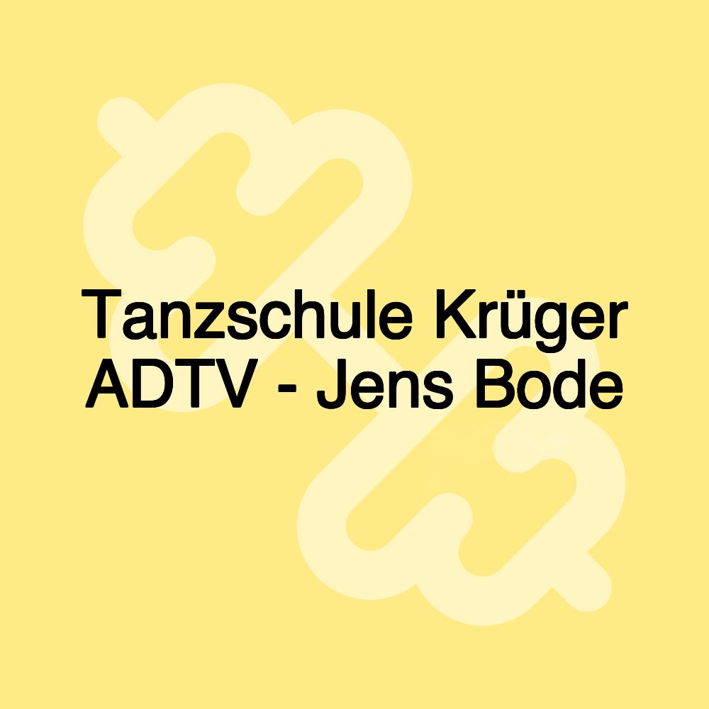 Tanzschule Krüger ADTV - Jens Bode