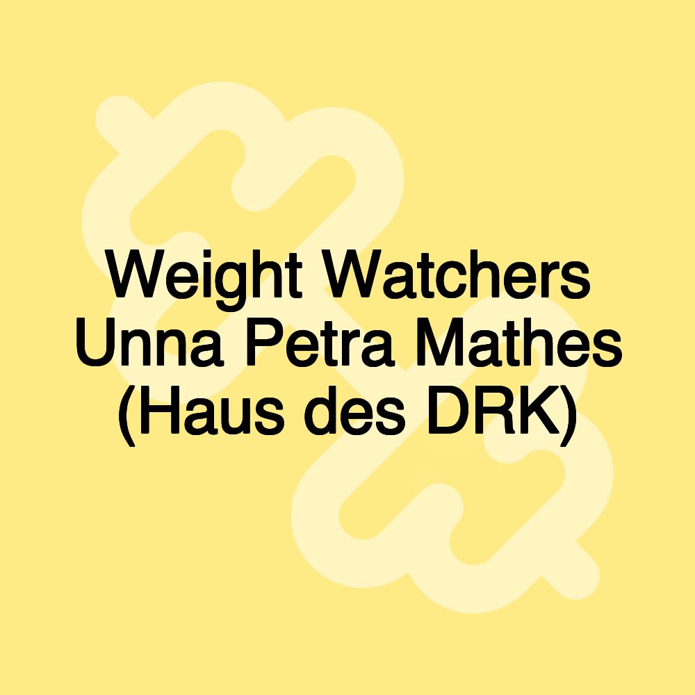 Weight Watchers Unna Petra Mathes (Haus des DRK)