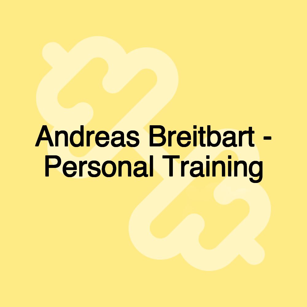 Andreas Breitbart - Personal Training