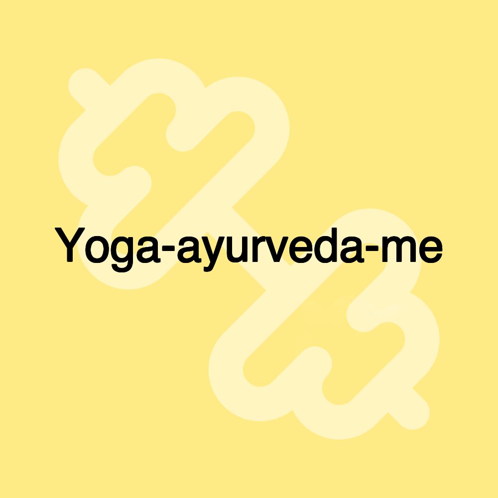 Yoga-ayurveda-me