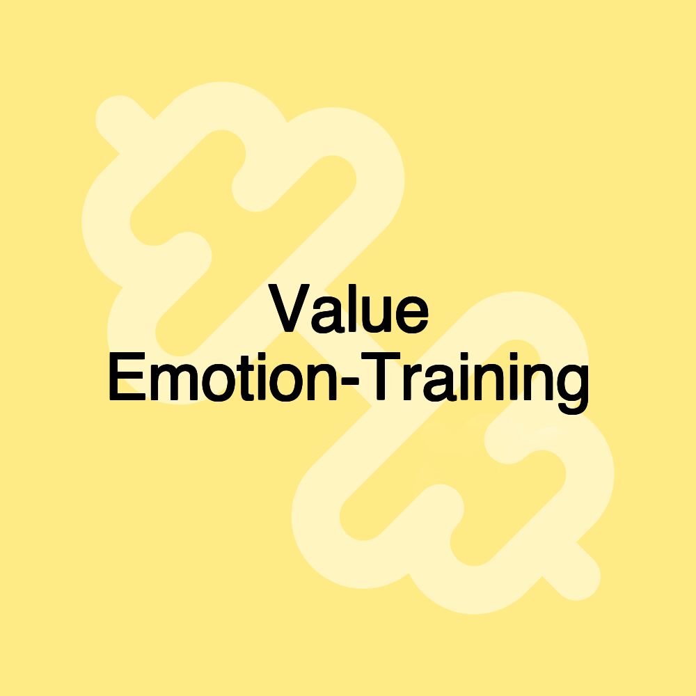 Value Emotion-Training