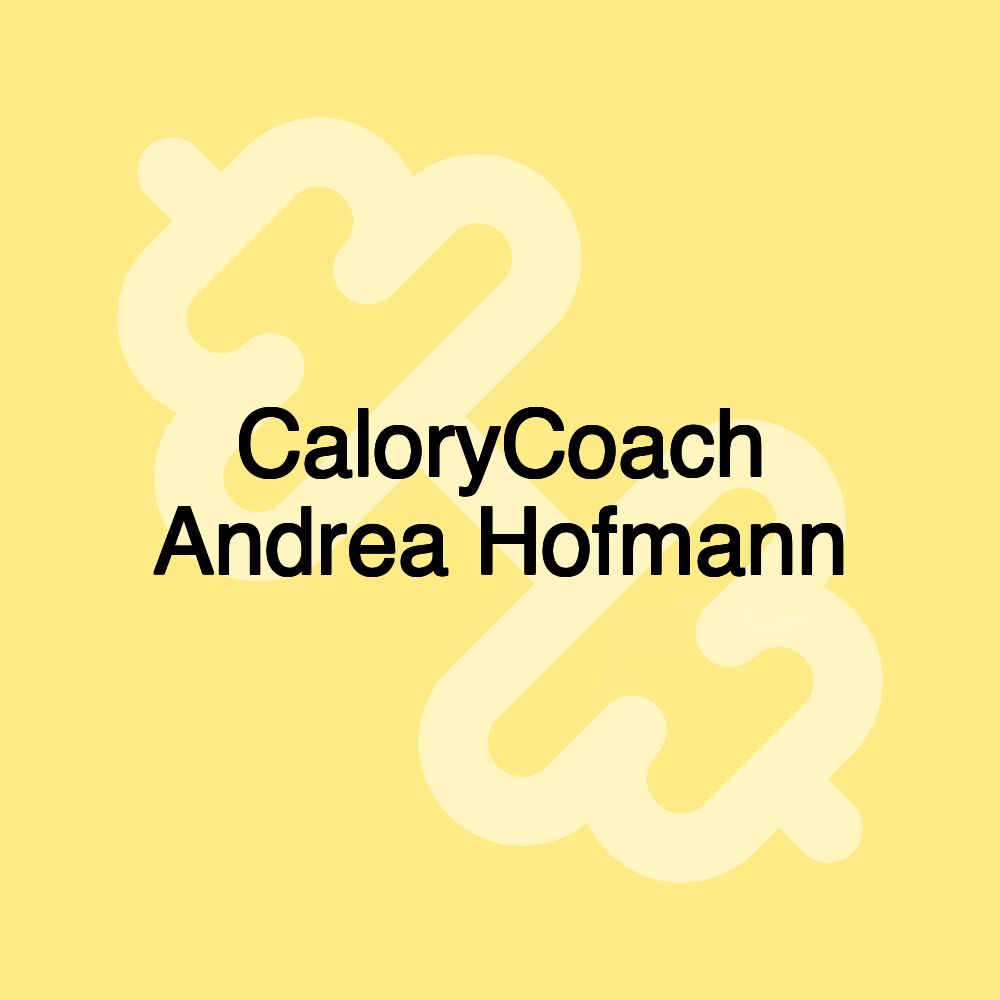 CaloryCoach Andrea Hofmann