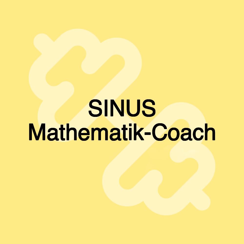 SINUS Mathematik-Coach